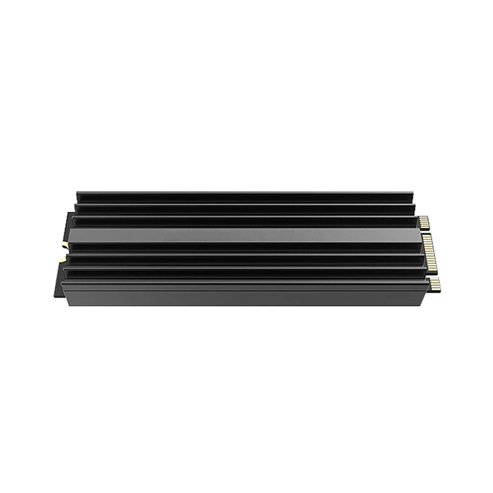 High Efficiency NVME Heat Sink for M2 2280 SSD Quick Cooling Aluminum Radiator with Double Sided Silicon Wafer