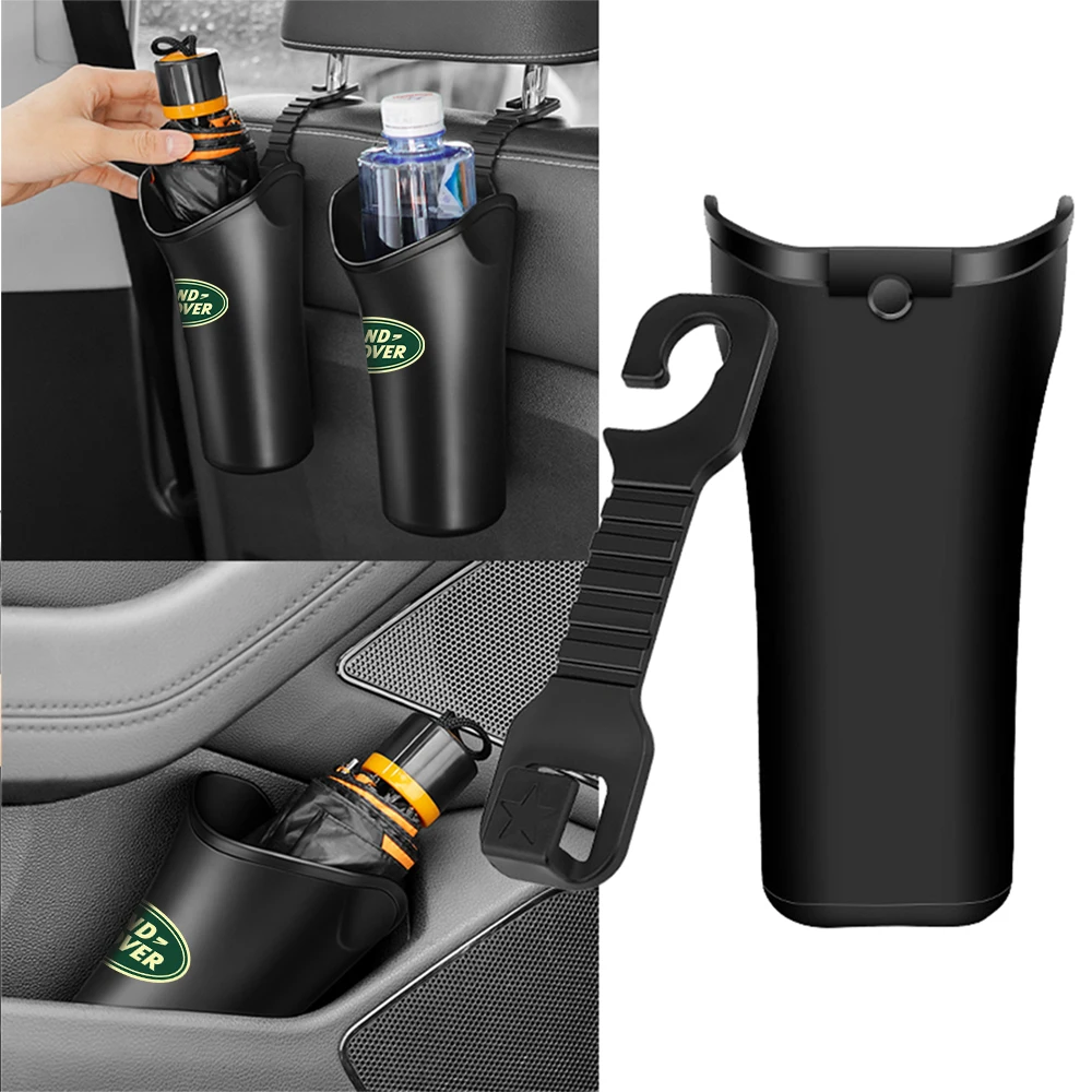 Waterproof Multifunctional Car Storage Box Umbrella Garbage Organizer Bucket For Land Rover Range Rover Freelander accessories