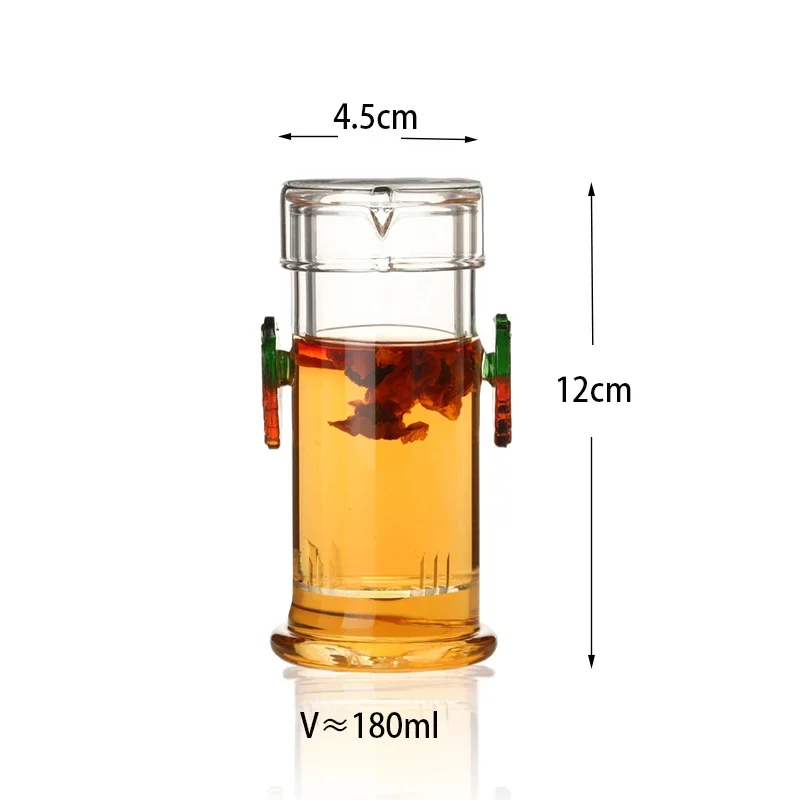 Heat-resistant Glass Tea Pot With Filter Kettle Infuser Teapot for Tea in a Cup Gaiwan Teapot to Boil Water Pu Erh Set Pots Puer