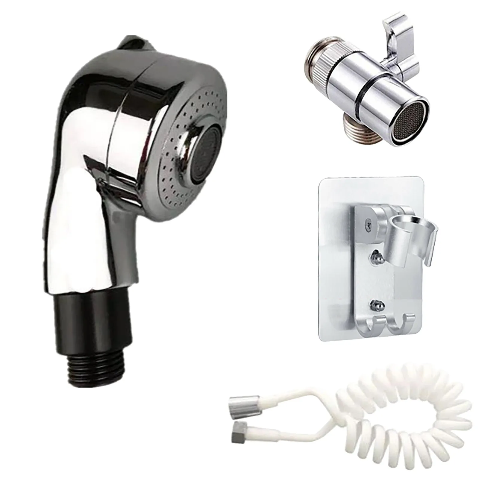Phòng Tắm Nhà Rửa Phun Xịt Nước Tập Mở Rộng Đầu Phun Điều Chỉnh Bộ Sen Tắm Hút Tường Thuận Tiện Khi Lắp Đặt