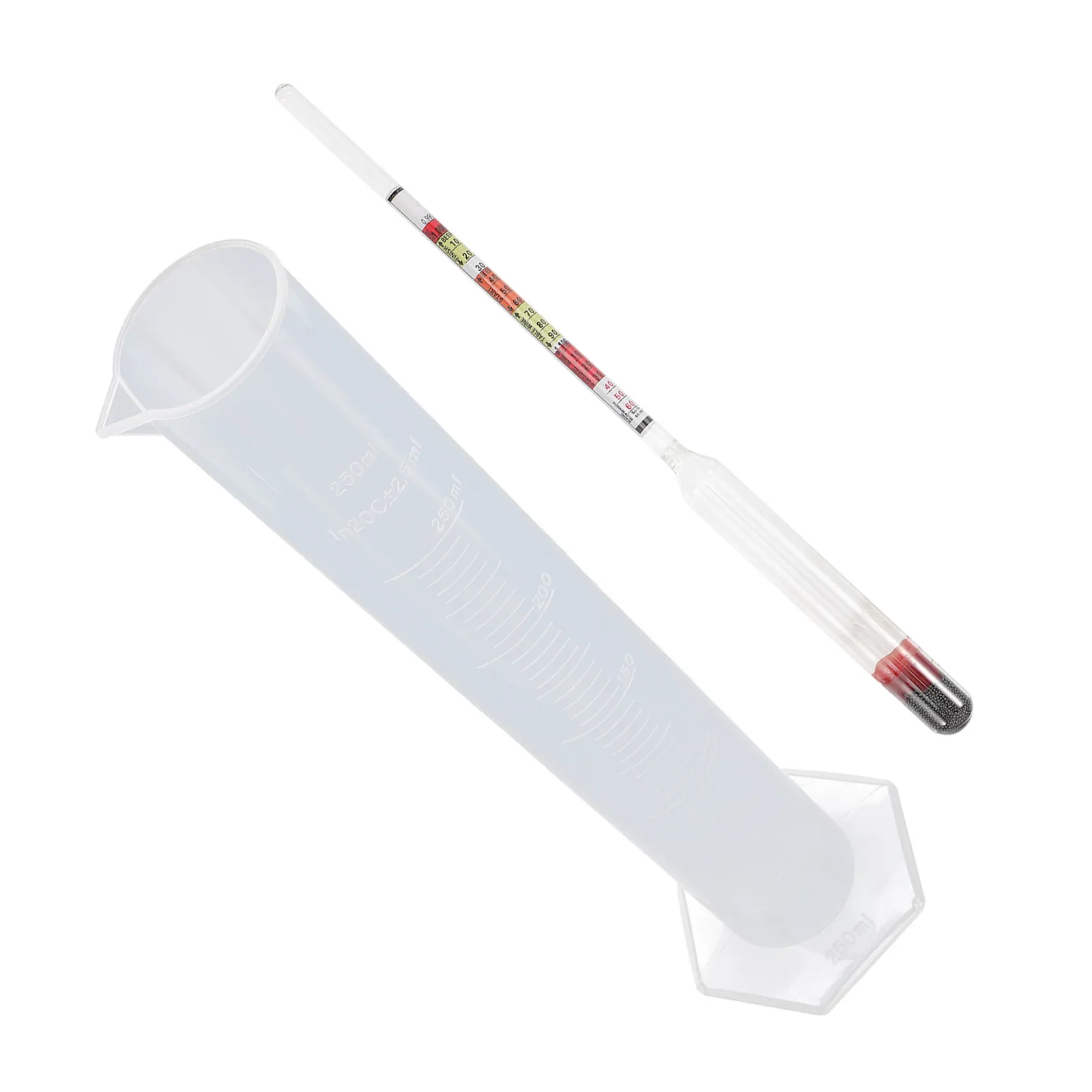 Hydrometer and Test Jar Set for Alcohol, Wine, Whiskey, Beer, Mead, Kombucha Testing – Home Brewing Tools