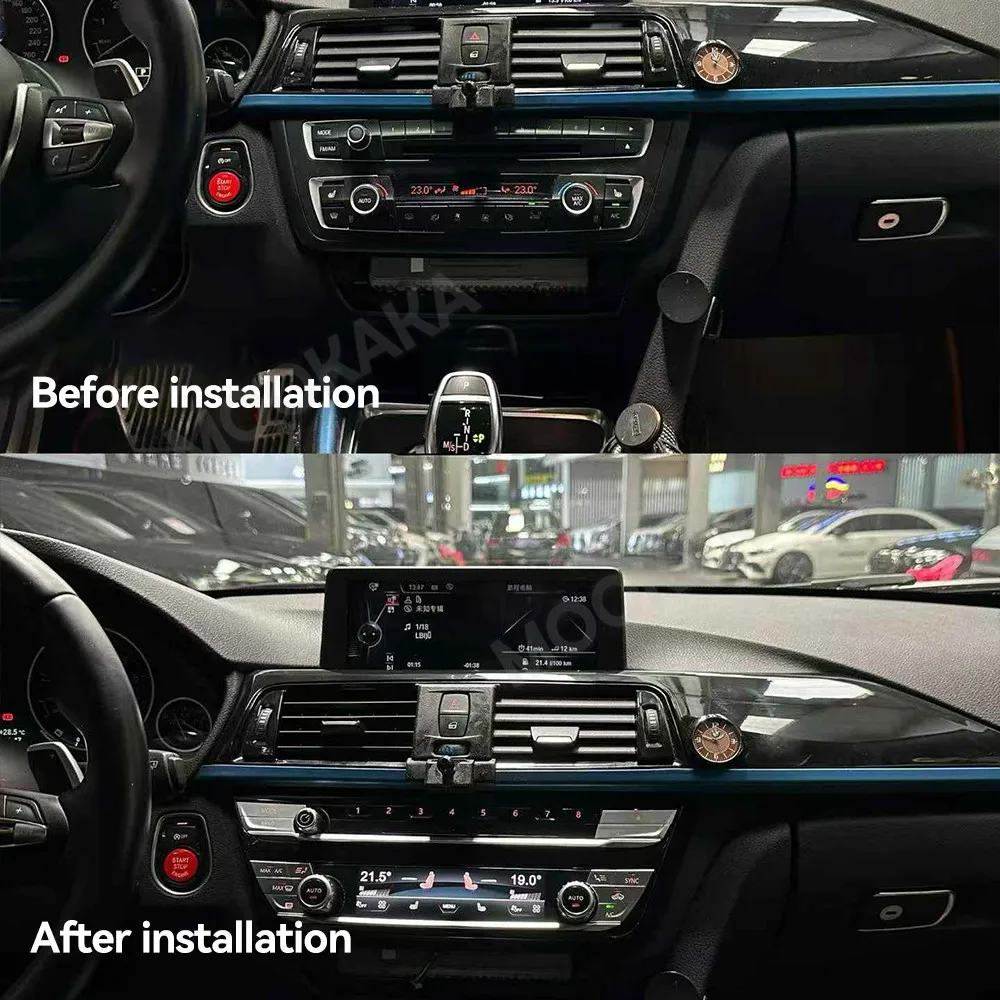 Digital Touch Climate AC Control Panel For BMW 3 4 Series 3GT 2013~2019 Car Air Screen Interior Retrofit Plug Modification Parts