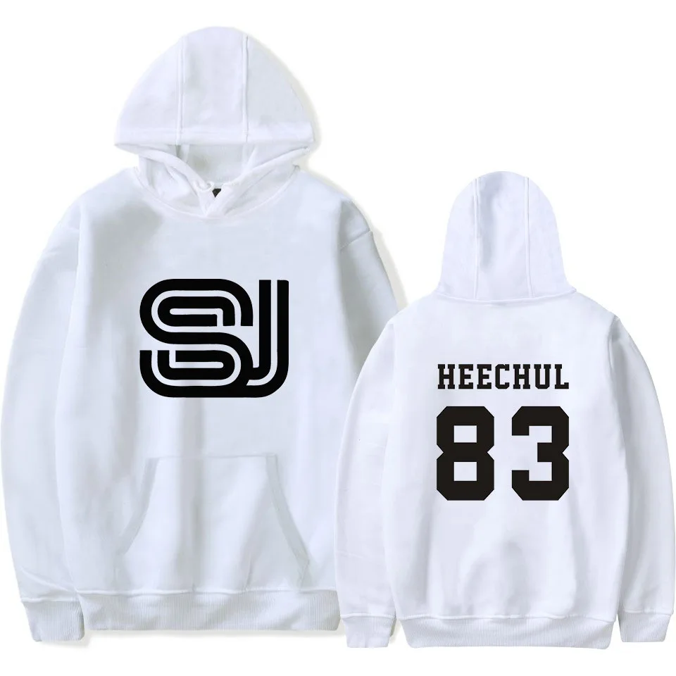 

New Super Junior Peripheral Printed Hooded Sweater Fashion Casual Set Long Sleeve Hooded Sweater Autumn and Winter