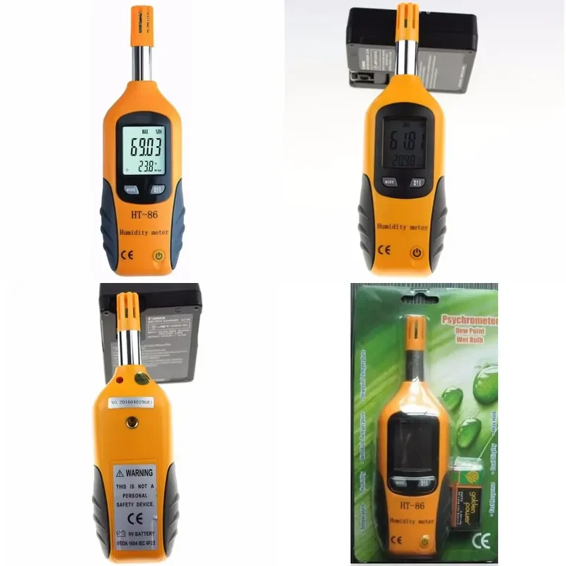 Wet and Dry Bulb Thermometer Dongguan Supplier Fast Response Temperature Range -20-80C