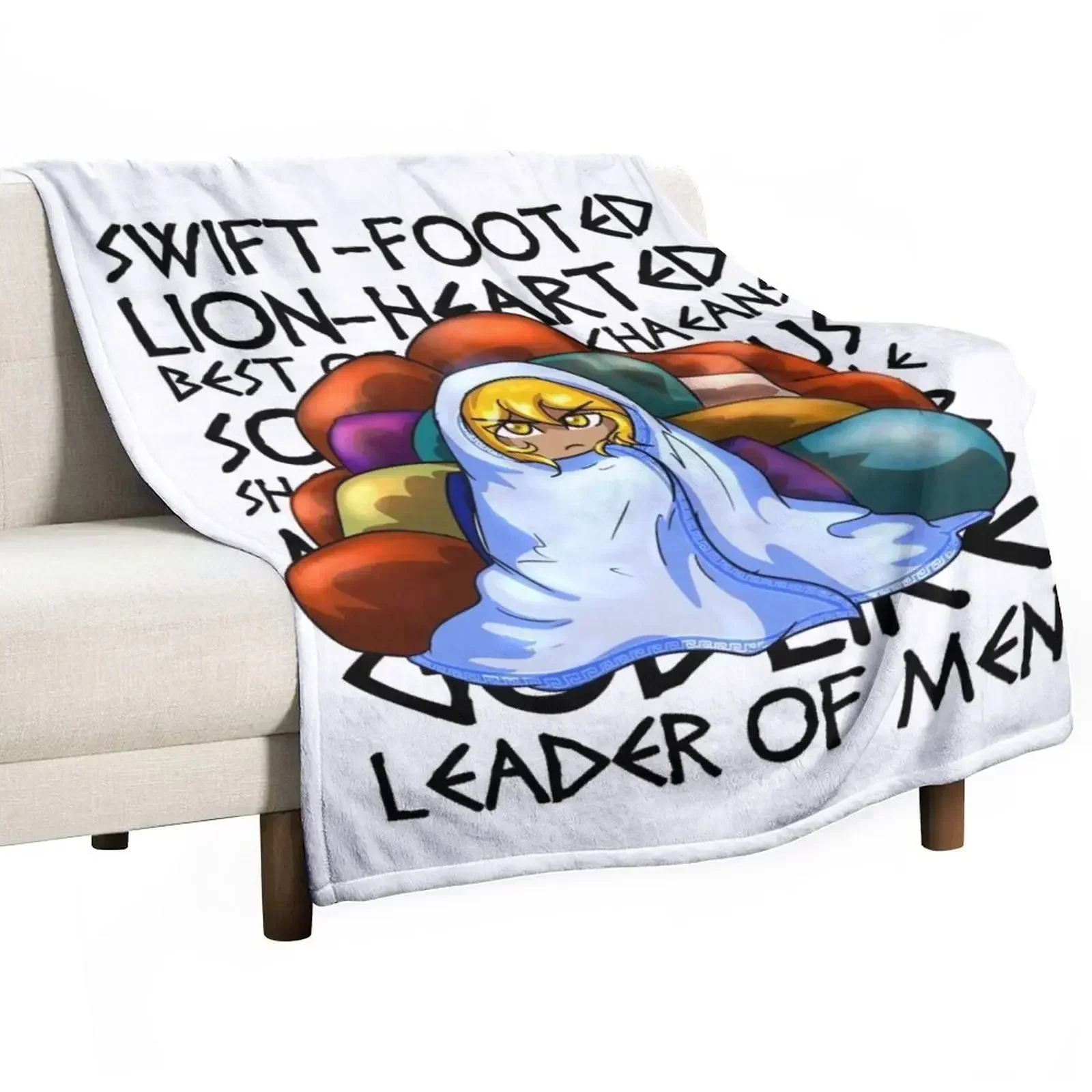 Epithets of Achilles Throw Blanket Shaggy Luxury St Blankets For Bed Single Blankets