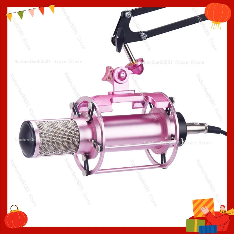 

Конденсаторный микрофон для ПК, прямых трансляций, подкастинга, профессиональной студии звукозаписи, вокального комплекта