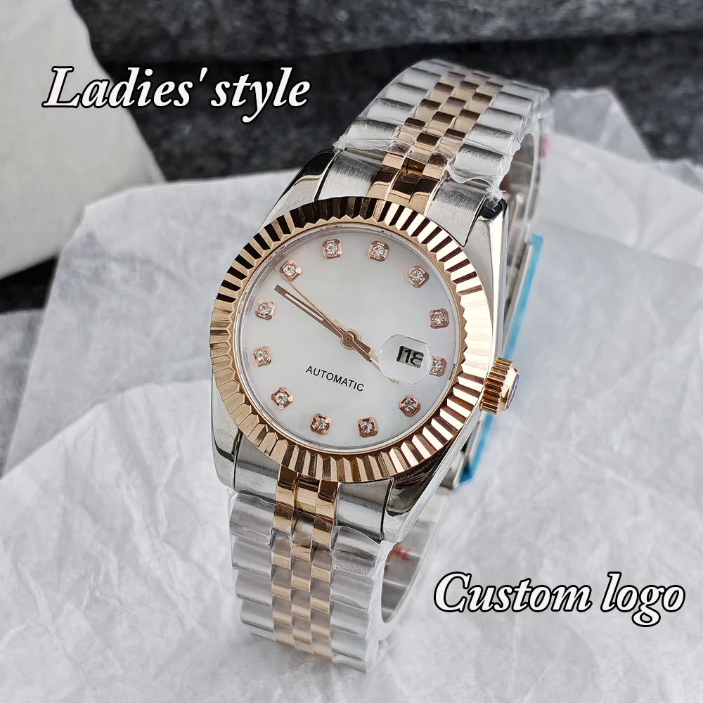 NH05 Watch 30mm Stainless Steel Watch ladies' Watch Customized Logo Watch NH05 Movement Watch