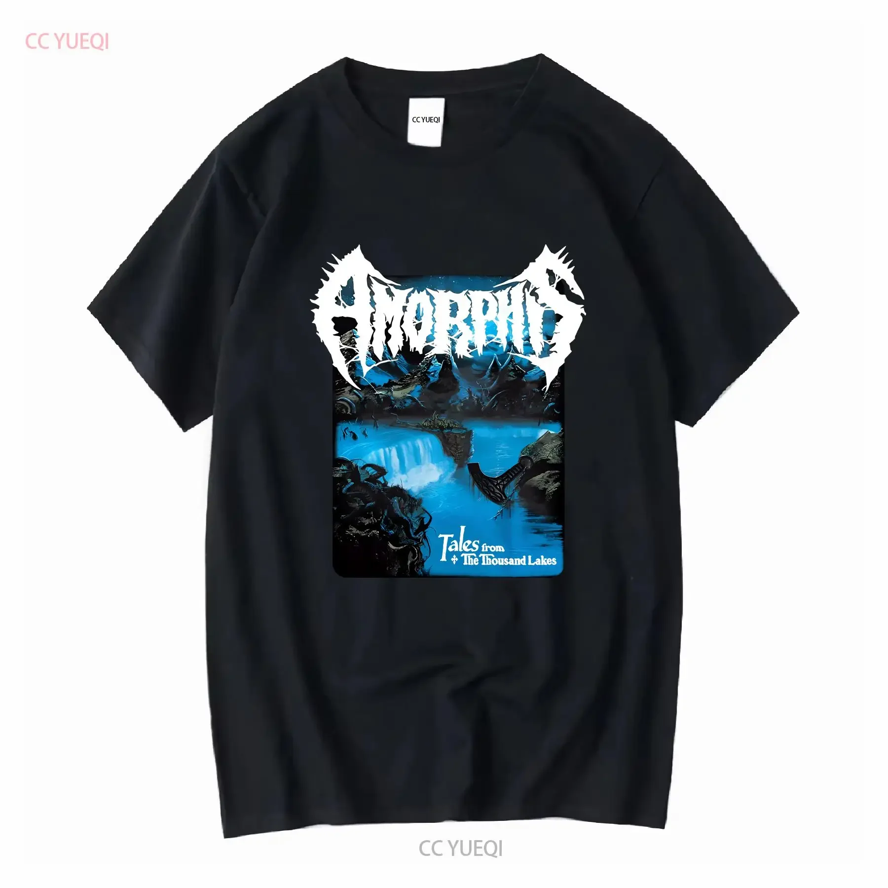 Amorphis Tales From the Thousand Lakes Band S to 5XL T shirt S4800 long or short sleeves vintage Washed Soft Stretched