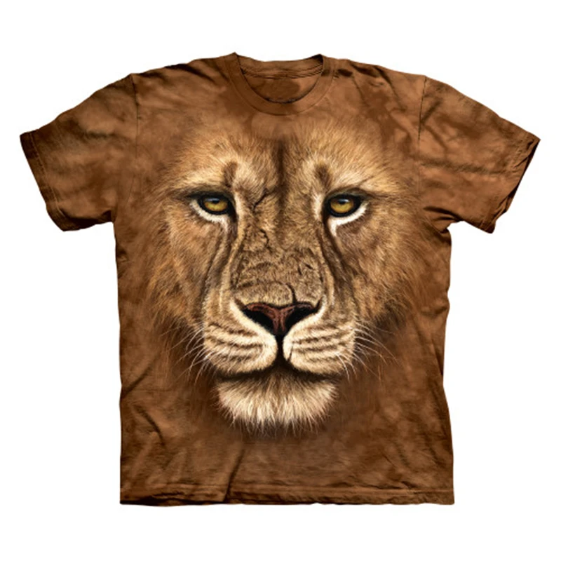 2024 Tiger T-shirt For Men Animals Print Short Sleeve Tops 3D Casual Street Men\'s Tee Shirts Oversized Male Vintage Clothing 4XL