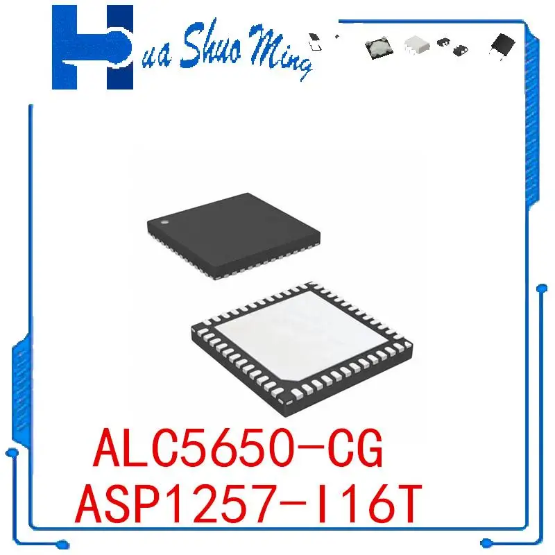5Pcs/Lot   ASP1257-I16T  ALC5650-CG  QFN48