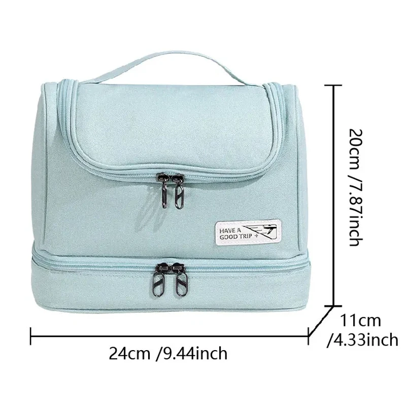 Travel Dry Wet Separation Cosmetic Bag Women Large Capacity Toiletry Case Multifunctional Makeup Bag Bathroom Organizer Box