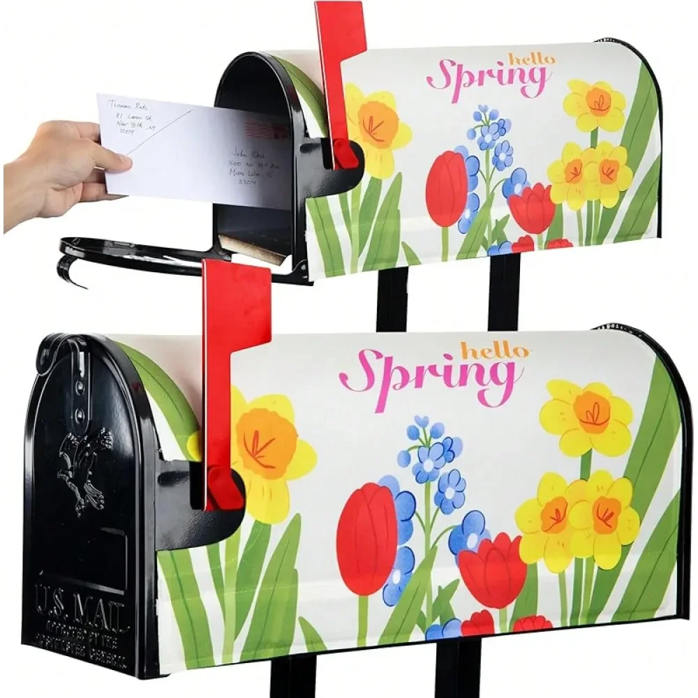 

Magnetic Mailbox Cover Durable Stylish Patriotic Mailbox Covers Size 18 X 21 Inch American Design Easy To Install Resistant Wit