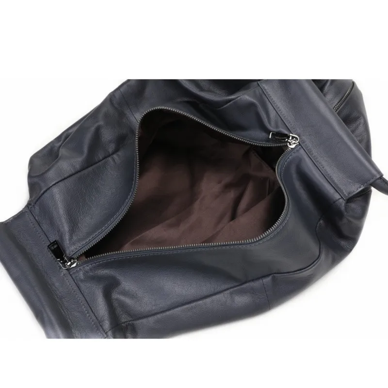 Tas tangan dompet wanita kulit sapi asli, tas tangan wanita kapasitas besar, tas bahu kulit asli 2024, tas pergelangan tangan bawah lengan