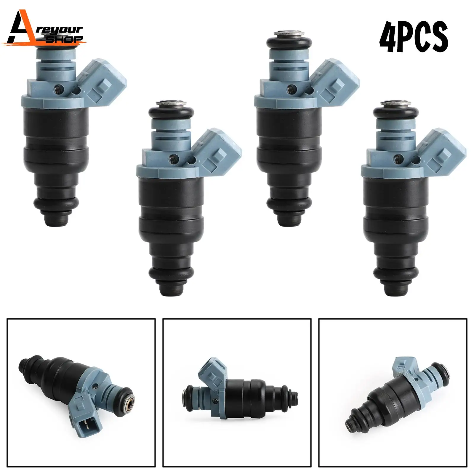 Areyourshop 4PCS 380cc Fuel injectors fit For MINI R52 R53 S JCW JOHN COOPER WORKS 210BHP 13530391511 13537574132 Car Parts