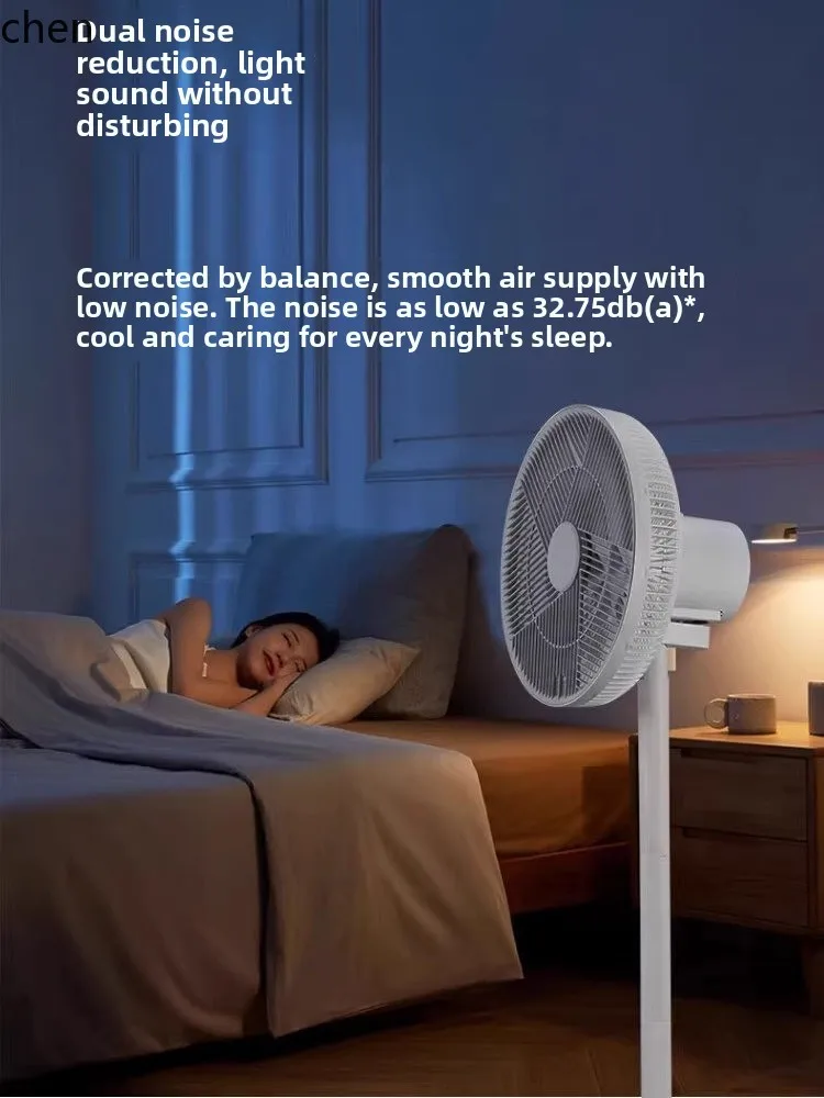 مروحة كهربائية جديدة للتحكم عن بعد من AB، مروحة كهربائية منزلية عالية الطاقة للرياح، مروحة صامتة عمودية #5