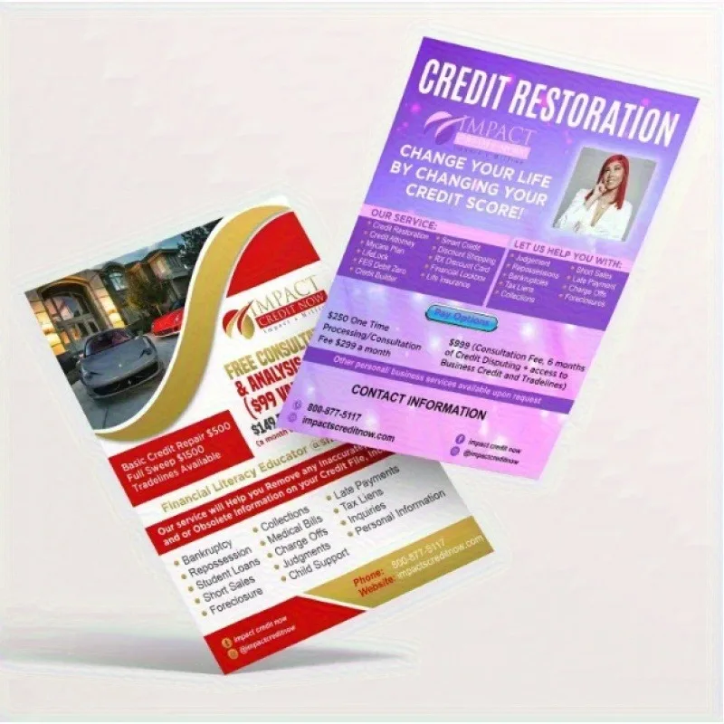 Custom A5 Flyers 500pcs For Shop Promotion Flyer Advertising Leaflets For Business Event Marketing Print