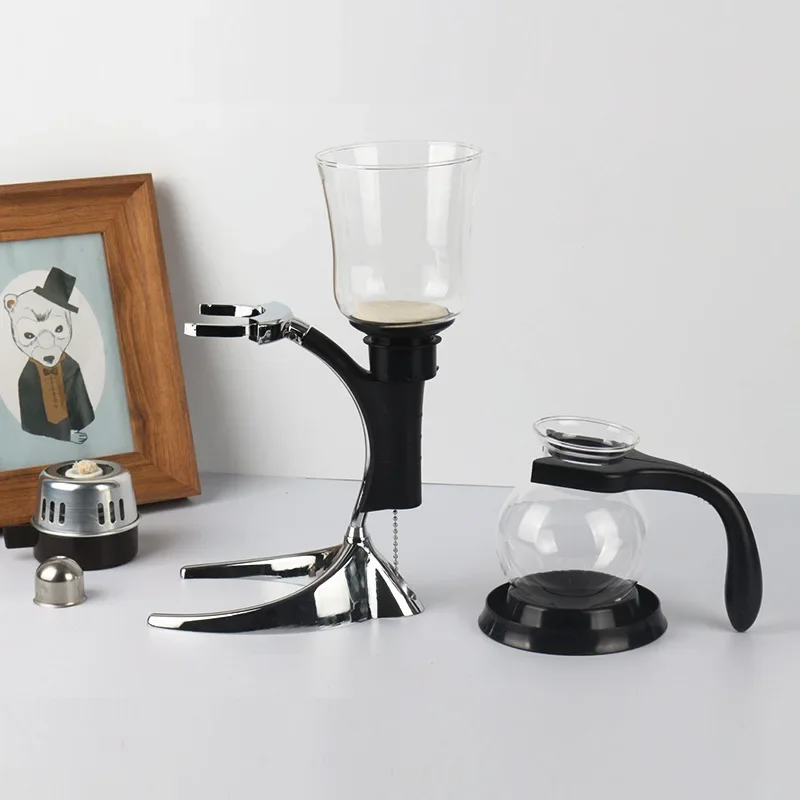 Imagem -04 - Simples Portátil Sifão Cafeteira de Vidro Potes de Café Manualmente Moka Pot Servidor de Café para Uso Doméstico