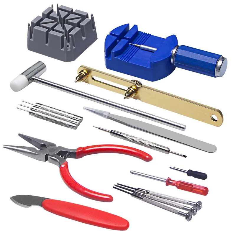 134 147 pcs Watch Repair Tools Kit Clock Watch Link Pin Dissolving Opener Housing Set Opener Link Spring Bar Remover Set