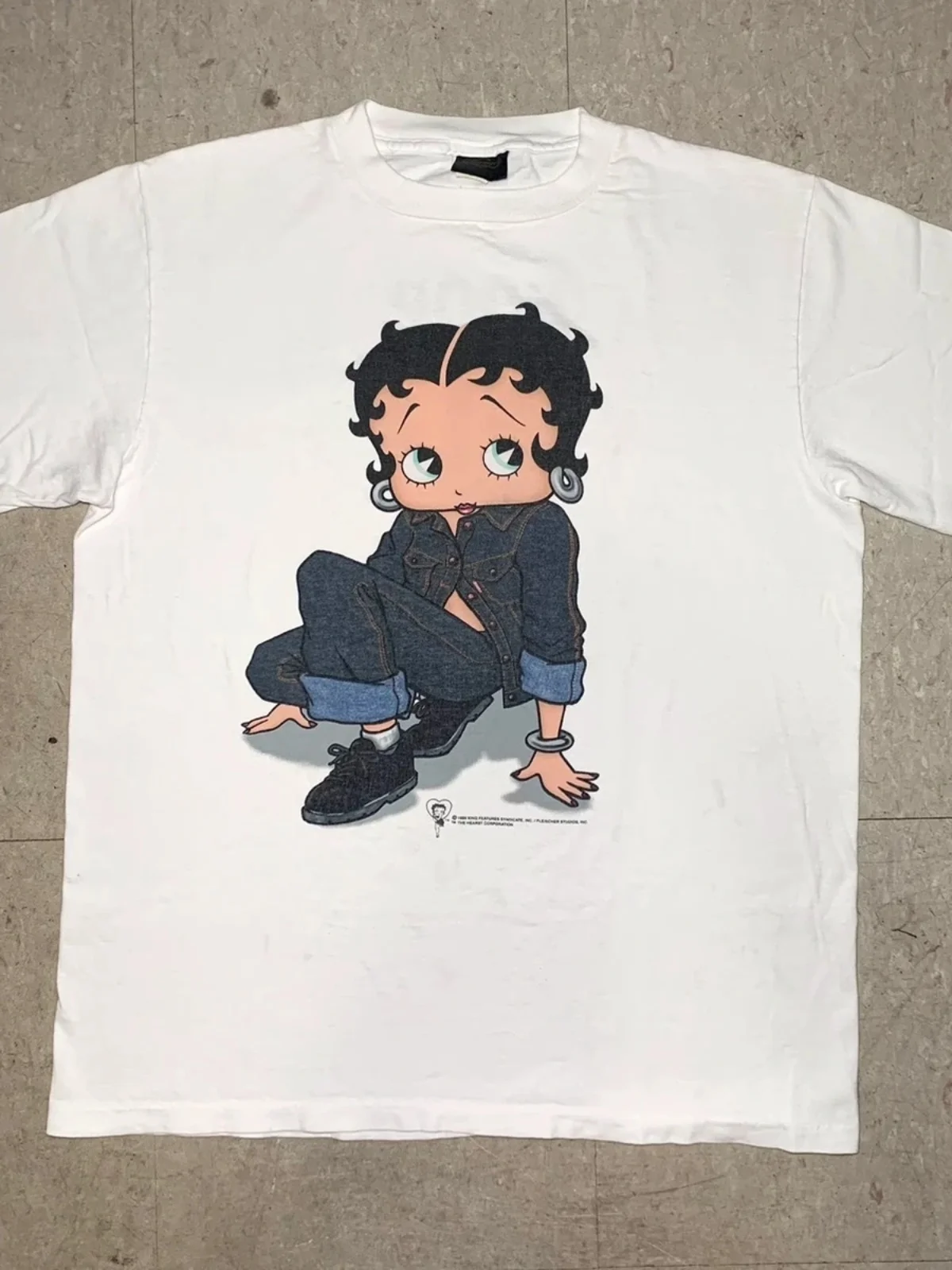 

2025 New Product Design Trend Miss Betty Short Sleeve T-Shirt Men's and Women's Street Fashion Boys and Girls Casual Top
