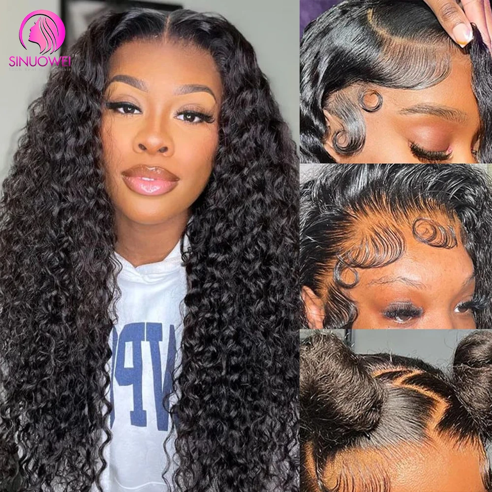 

Curly Wig 13x6 Lace Frontal Human Hair Wigs 30 34 Inch 13x4 Transparent Lace Wigs Deep Wave Water Wave Cheap Wigs For Women