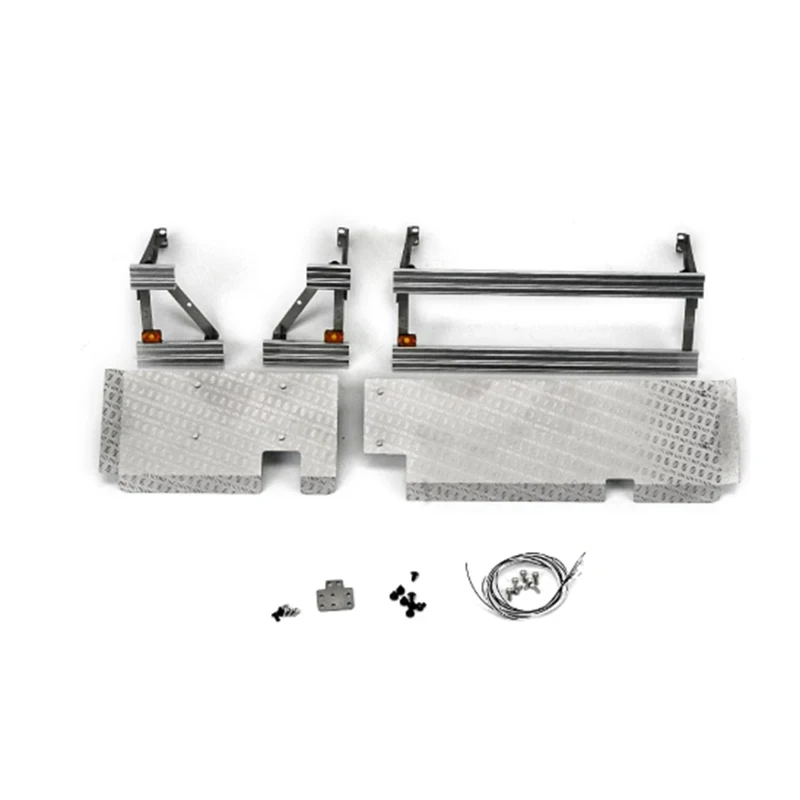 RC 1/14 LESU Truck Metal Guardrail Pedal for Tamiya Hydraulic Excavator Loader Dump Truck for SCANIA MAN VOLVO Tipper DIY Parts