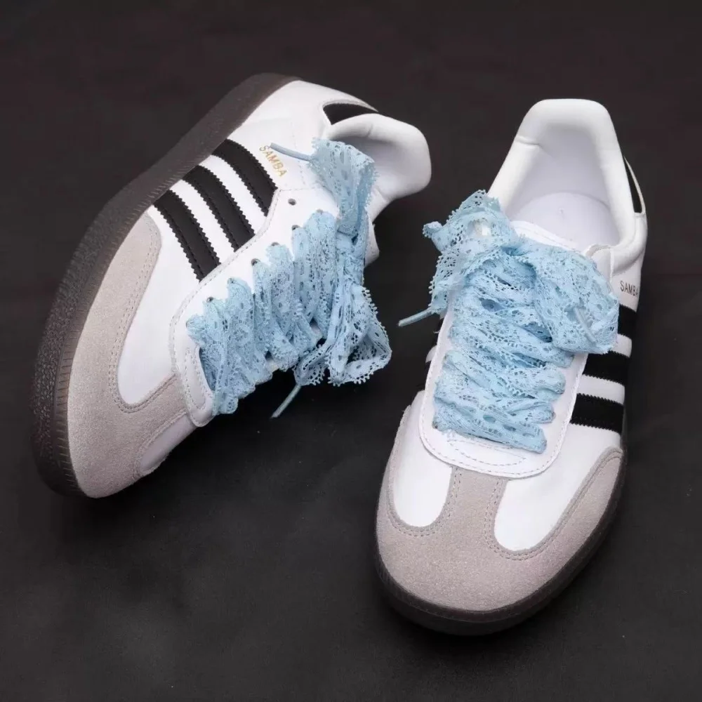 8 Farben, 2,9 cm Breite, flach, weich, ausgefallene Spitze für Turnschuhe, Schnürsenkel, Trend, Schönheit, Rosa, Weiß, Freizeitschuhe, Schnürsenkel, Zubehör – Detail 5