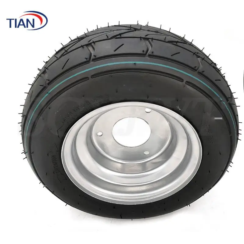 Electric FOR Harley Tires 10x6.00-6 10X6.00-5.5 with 3-hole Wheel Hub Modified Kart Cart ATV Tire Accessories
