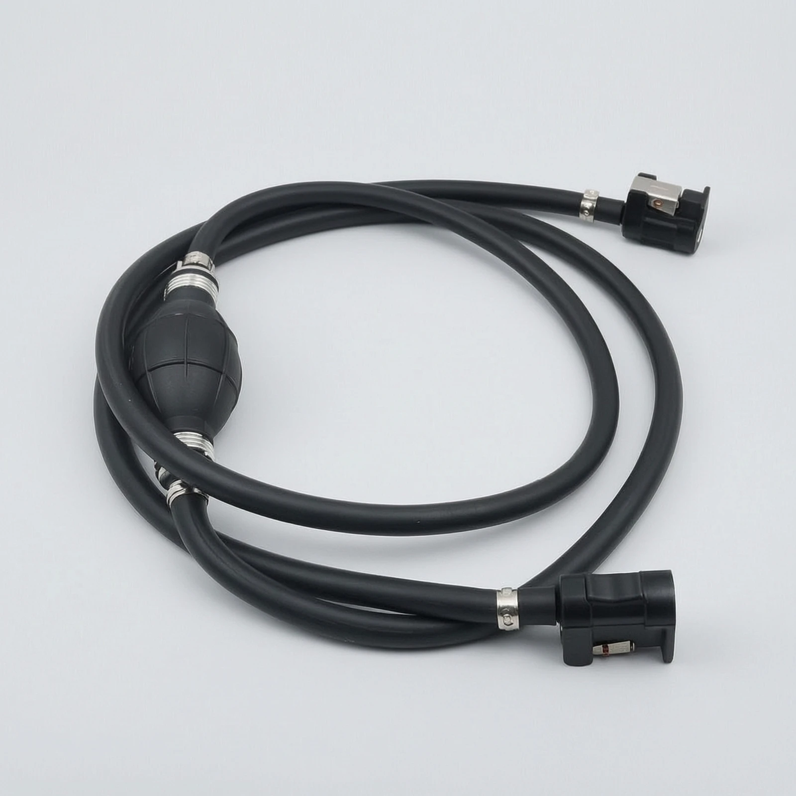 Outboard Fuel Line with Primer Bulb Universal Boat Fuel Line with Primer Bulb Flexible Manual for Anglers, Boats