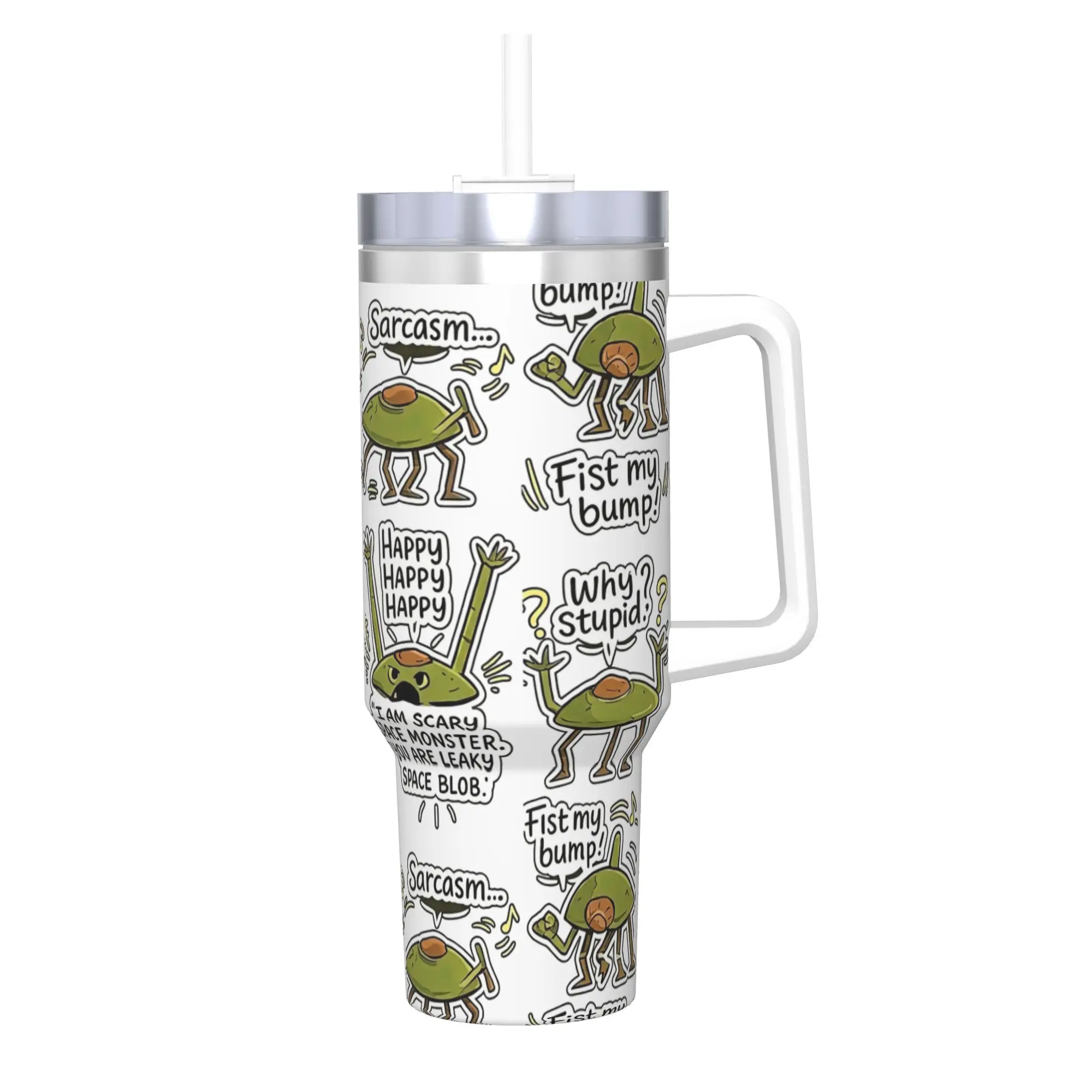 Stainless Steel Tumbler Rockys Project Hail Mary Funny Coffee Mug Heat Preservation Hot Drinks Car Mugs Driving Water Bottle