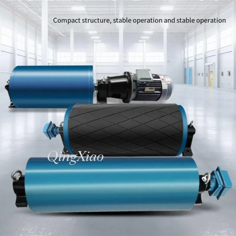 Industrial Spare Parts Transmission Parts Conveyor Belt Conveyor Belt Roller Idler Line Conveyor External Rubber-coated Roller
