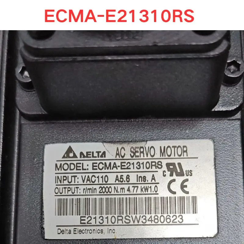 Second hand test OK  Servo motor ECMA-E21310RS