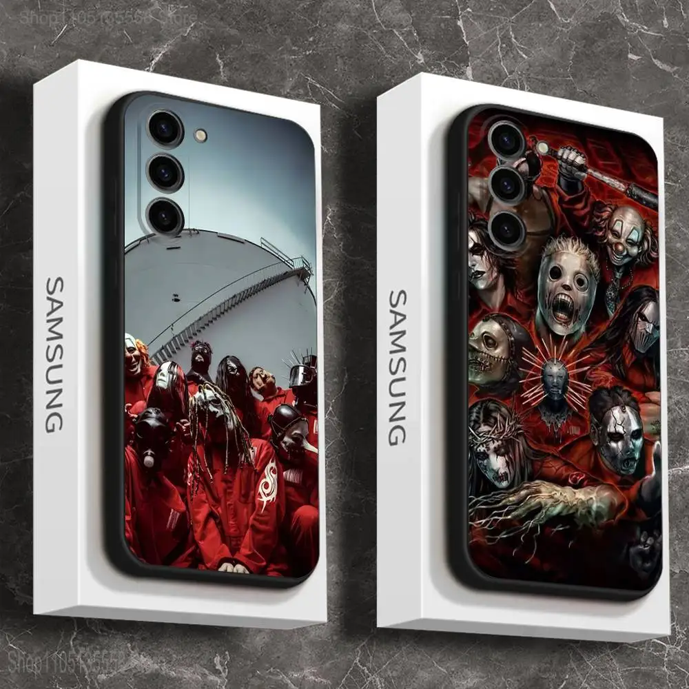 

Rock S-Slipknots Band Phone Case For Samsung Galaxy A 73,72,51,53,52,71,22,5G,Note,J7,8,9 Soft Black Cover