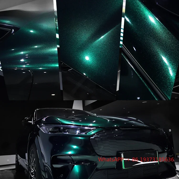 

ISFFILM color change 10 years Warranty EMERALD GREEN Supplier ceramic coating tpu car paint protection film roll self healing