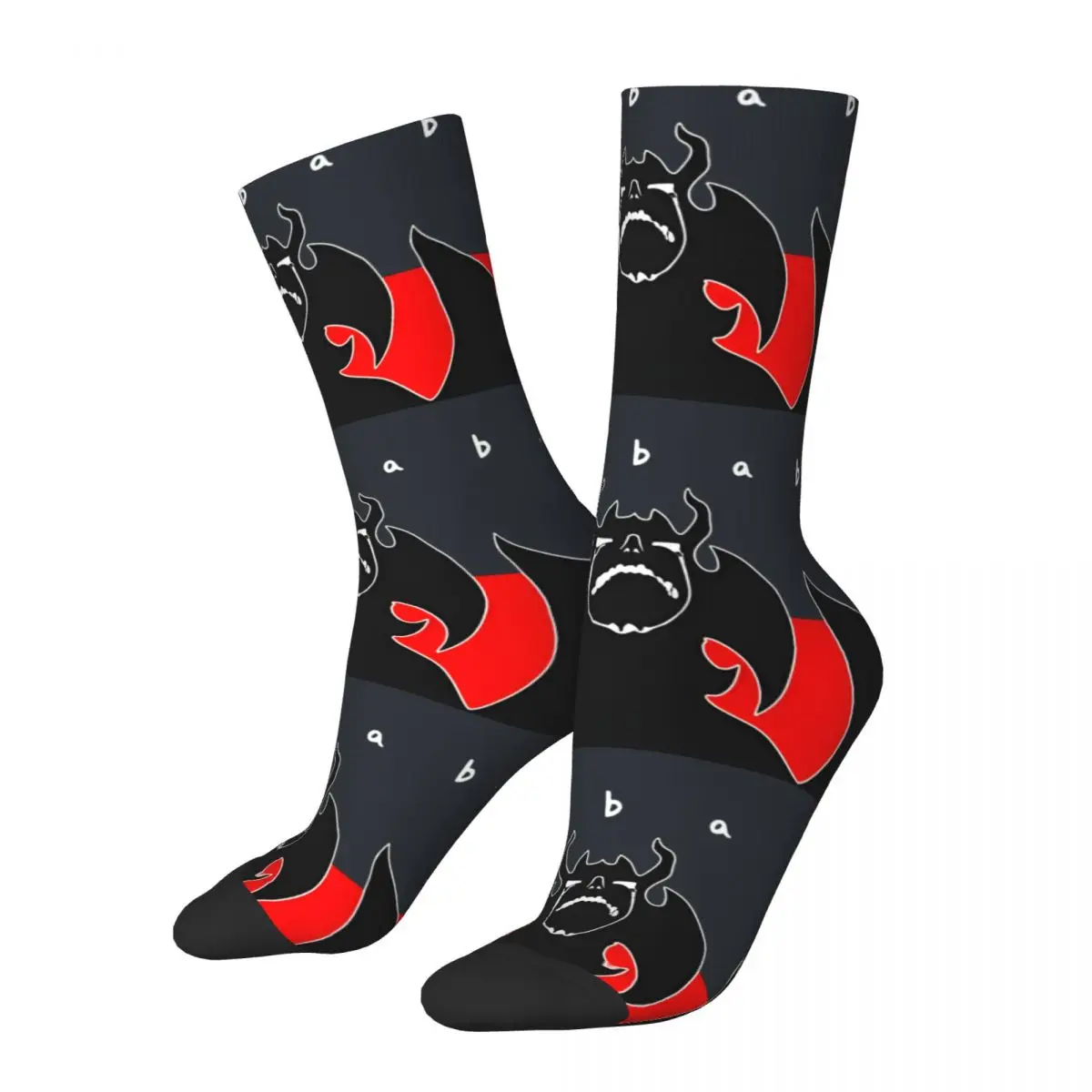 Funny Crybaby Men's Socks Retro Harajuku Devilman Novelty Pattern Crew Crazy Sock Gift Printed official-website tops fugees