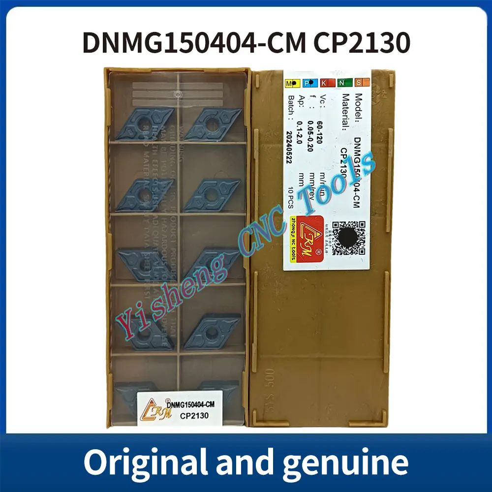 

CRM DNMG150404-CM DNMG150408-CM DNMG150604-CM DNMG150608-CM CP2430 CP2130 CP2630TN CP6230MS CP2630 Diamond-shaped CNC blades