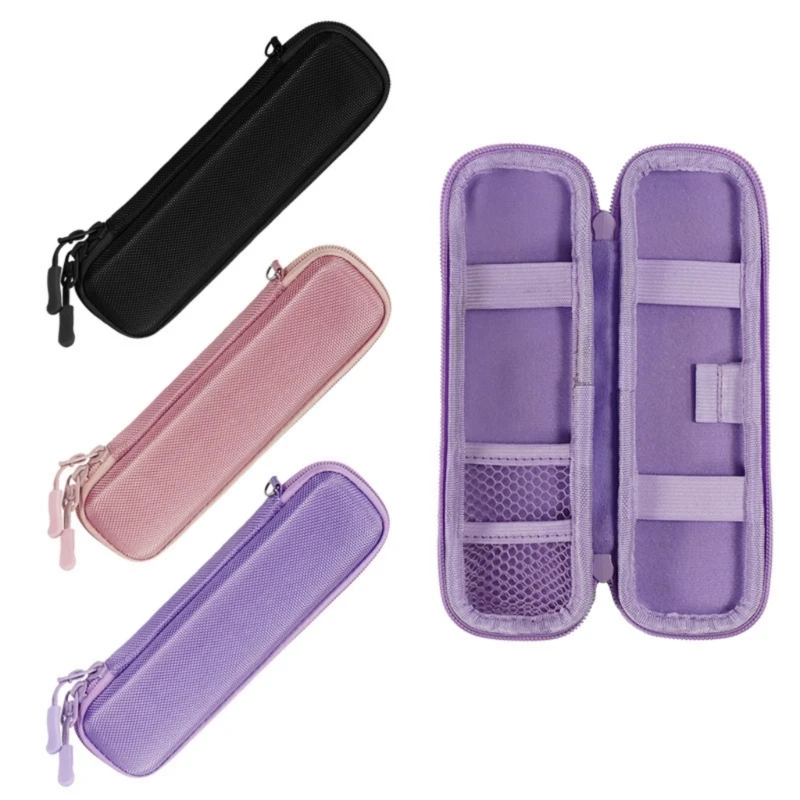 Dictionary Pen Carrying Case Hard Shell Storage with Inner Fastening Strap for School Commute Desk Travel Daily Use 896C