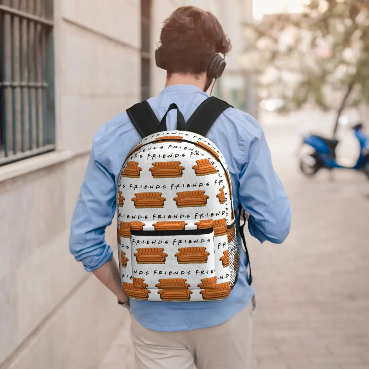 Friend TV Show Student Backpack School Bag Hiking Travel Daypack for Men Women Bookbag Shoulder Bags