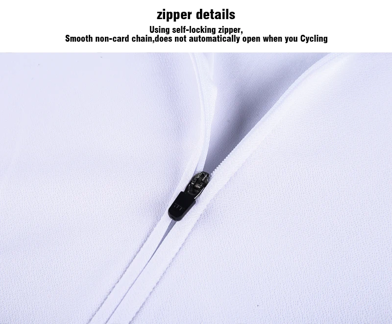 Herren-Radtrikot mit Langen Ärmeln UPF 50+ Anti-UV Slim Fit Atmungsaktives Radtrikot Schnelltrocknend MTB Rennrad-Shirt – Detail 7
