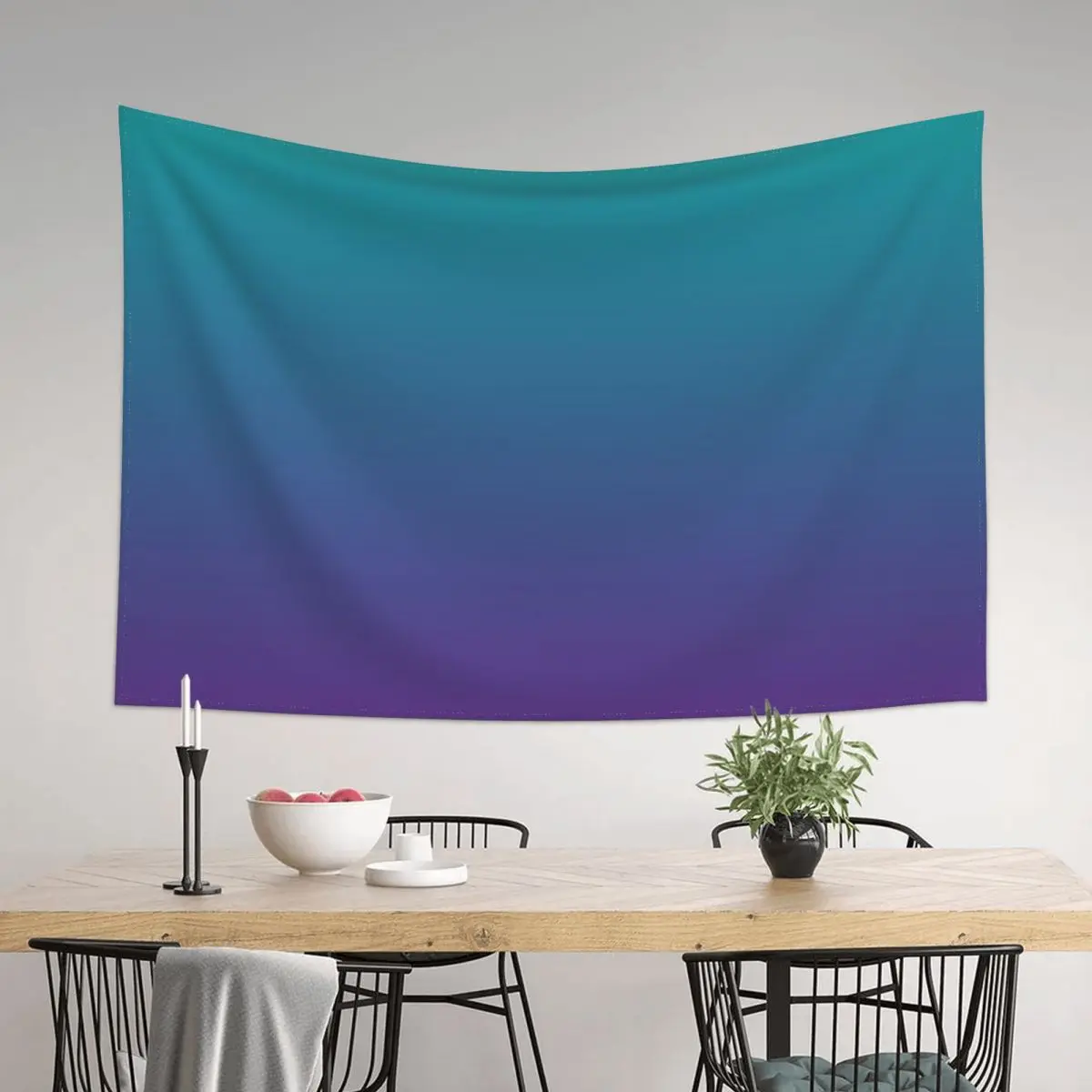 

Ombre | Gradient Colors | Teal and Purple | Tapestry Room Decor Japanese Room Decor Tapestry