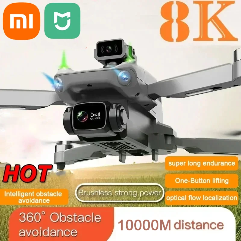 

Xiaomi Mijia K998 Professional Drone Camera HD 8K s11Vision Obstacle Avoidance Brushless Motor GPS 5G WIFI FPV Quadcopter Toy