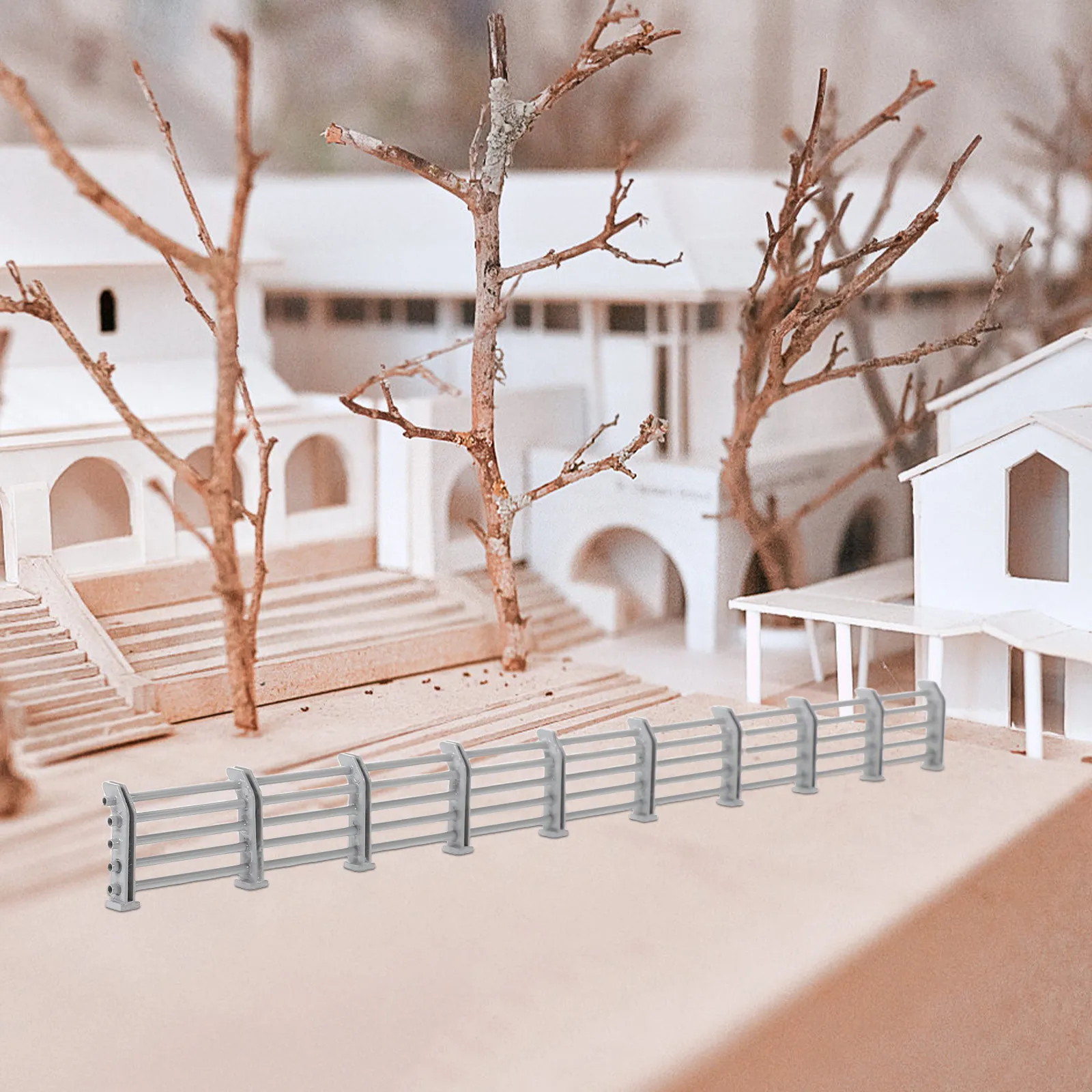 

Аксессуары для архитектурных моделей: миниатюрный дорожный барьер для микроландшафта, украшение для железнодорожных диорам, миниатюрный забор для рукоделия