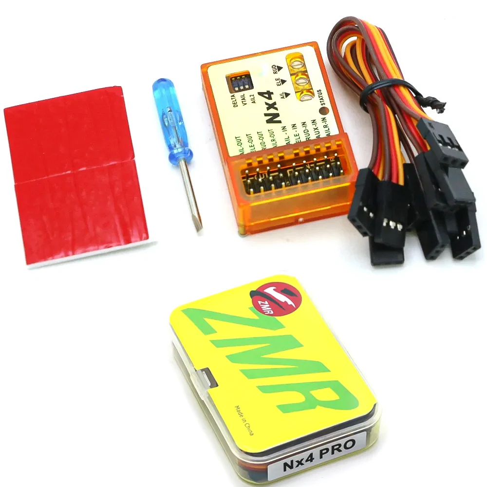 ZMR NX4 pro EVO Flight Controller 3D Flight Gyroscope Balance for Fixed-Wing Aircraft Rate Hold Gyro off Mode Support
