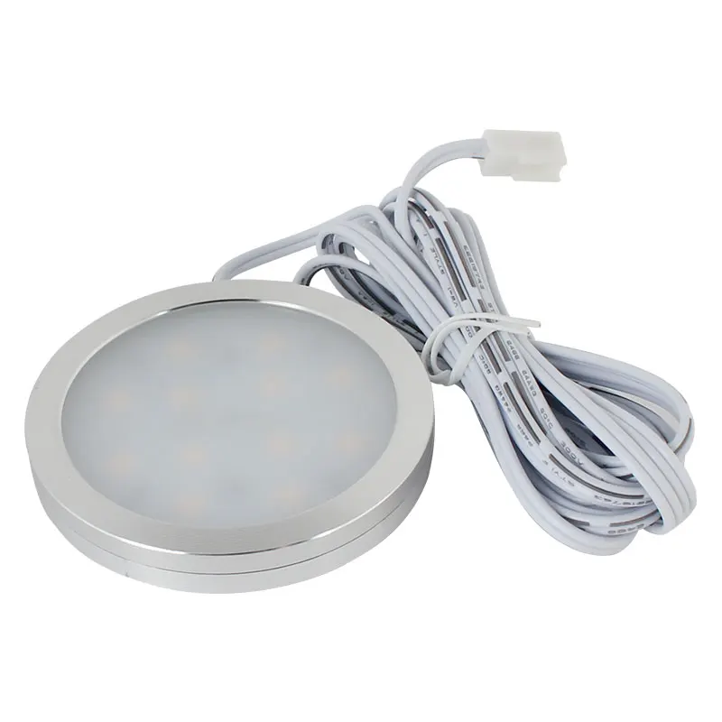 HEYRV High Quality 12V RV Caravan LED Cabinet Puck Light Warm White Interior Spot Lamp 10pcs/box