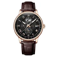 2026 New Luxury Men's Sport Watch Fashion Top Waterproof Luminous Leather Date Quartz Wristwatch Man's Clock 6
