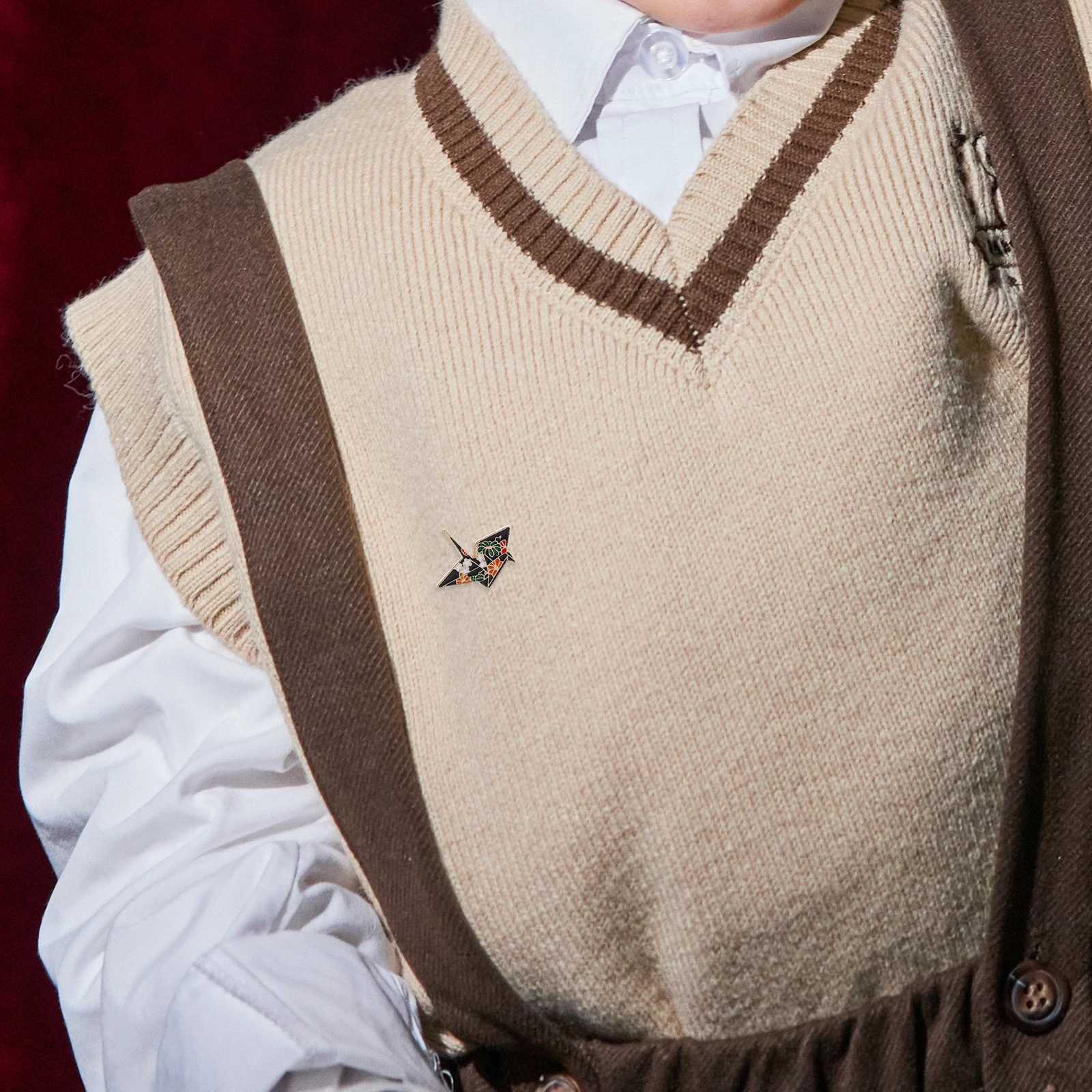 

3pcs Brooch Pins Alloy Cartoon Crane Pin For Jacket Bag Dress Decoration Creative Unique Lapel Badge Accessories