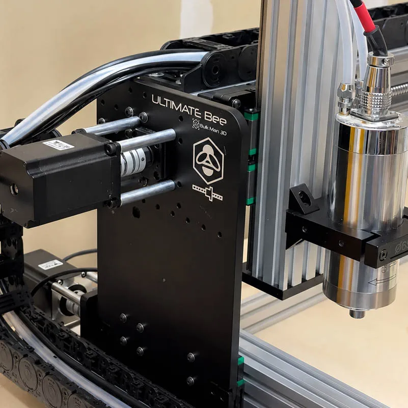 

BulkMan3D ULTIMATE Bee 4-Axis CNC Engraver Machine GRBL Control Ball Screws HGR Rails Precision Engraving for Metal Wood PCB DIY