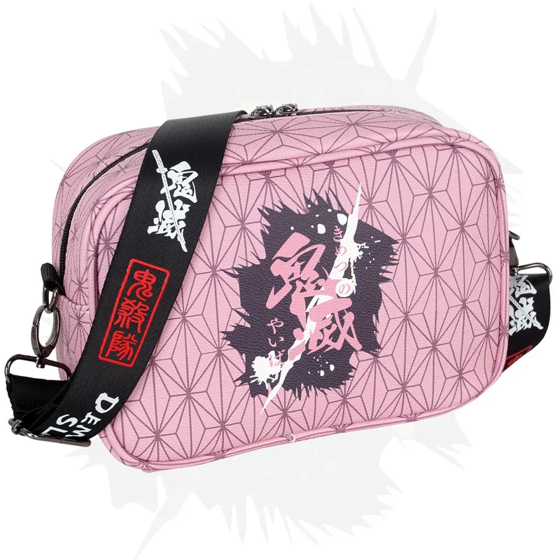 Kawaii Ball Messenger Bag Anime Demon Cute Slayer Shoulder Bag Women Man Leisure Fashion Cosplay Bag Christmas Gift Toy