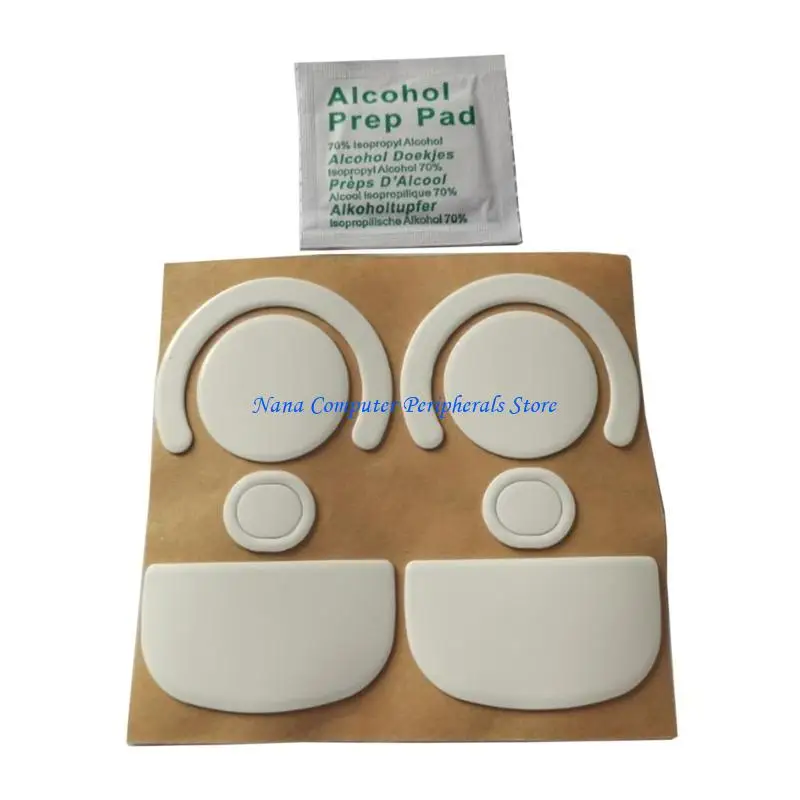 F68C, 2 juegos, alfombrilla para patines ratón 0,6mm, pegatina para los pies del ratón para G X, alfombrillas ratón