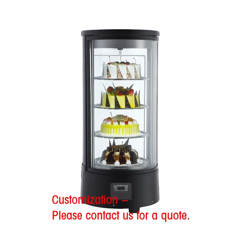 

custom.Floor Standing Eco-friendly Wooden Bread Cabinet Cake Shelf Counter Bakery Display Rack