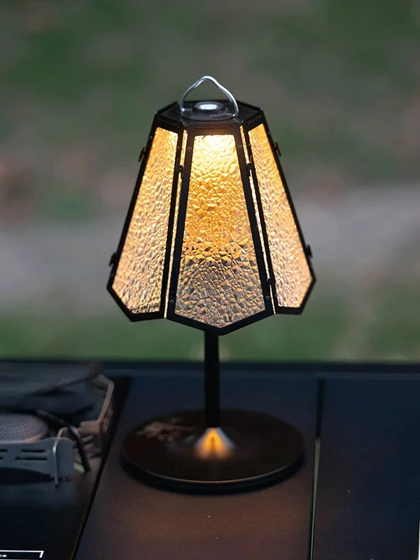 

Retro Cam Lantern Glass ade Outdoor Cam Aosphere Hexagonal Lantern Accory for 38Explore Lantern